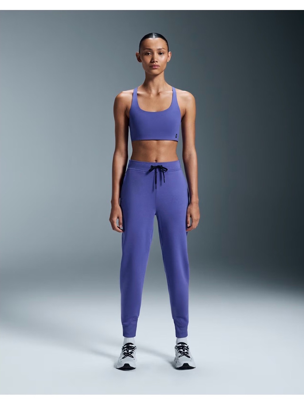 On Running High-Rise Violet Drawstring Joggers